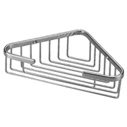 Taymor Corner Shower Basket, Medium - Pol Chrome