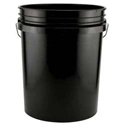 5 Gallon Black Bucket