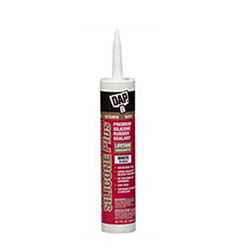 DAP Silicone Plus Premium Kitchen & Bath Sealant - White