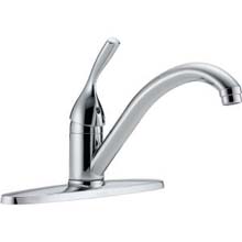 Delta Deck Mount Single Handle Kitchen Faucet - Chrome