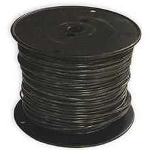 #12 Solid THHN Wire, 500' Spool - Black