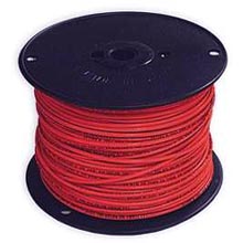 #12 Solid THHN Wire, 500' Spool - Red