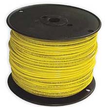 #12 Solid THHN Wire, 500' Spool - Yellow