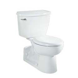 American Standard Yorkville 1.6GPF Pressure Flush, Back Outlet Elongated Toilet