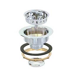 Spin & Seal Basket Stainer, CP Brass