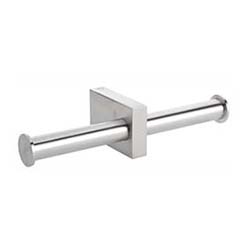 Zack Frecso Double TP Holder - Satin Stainless