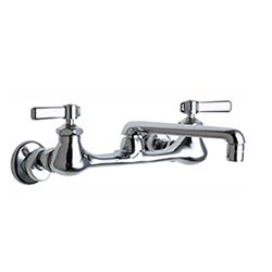 Chicago Wall Mount Sink Faucet Less Soap Dish - CP