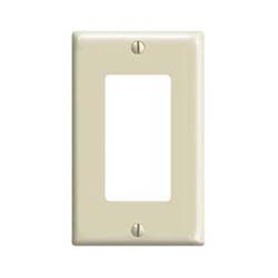 Leviton Single Gang Decora Cover Plate - Ivory