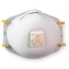 OUT OF STOCK - 3M Respirator Mask w/Valve, Box of 10