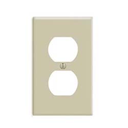 Leviton Duplex Receptacle Wallplate - Ivory