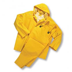 Yellow PVC Rainsuit - XL