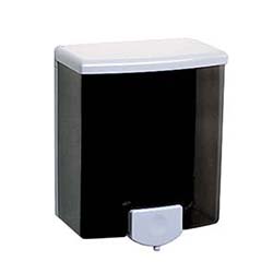 Bobrick Wall Mount Soap Dispenser - Black/Grey