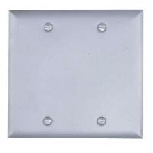 Two Gang Blank Weatherproof Cover Plate