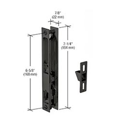 Black Sliding Glass Door Flush Handle