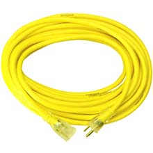 50', 14/3 Extension Cord - Yellow