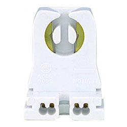 T8 & T12 Low Profile Bi-Pin Fluorescent Lamp Holder