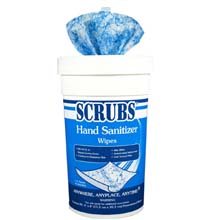 Bucket Antimicrobial SCRUBS Hand Sanitizer Wipes