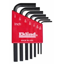 Eklind 7 Piece Hex L-Key Wrench Set, 5/64