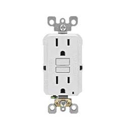 Leviton 15A GFCI Receptacle w/LED Indicator - White