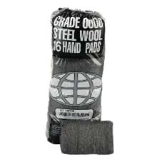 #00 Very Fine Steel Wool Pads, Pack of 16