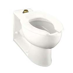 Kohler Anglesey Elongated Toilet Bowl, Top Spud - White