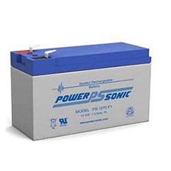 Power-Sonic 12V, 7.0 Amp Hour Rechargeable Battery