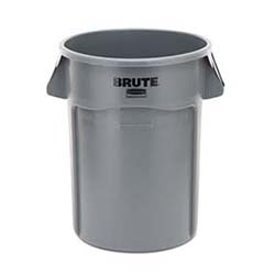 Rubbermaid 44 Gal. Brute Trash Container - Gray