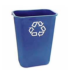 Rubbermaid 41-1/4 Qt. Blue Recycle Container