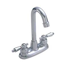 Symmons Origins 2-Handle Bar Faucet w/Metal Lever Handles - Pol Chrome