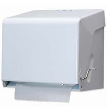 Crank Roll Towel Dispenser - White