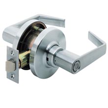 Pioneer Series Privacy Lever Lockset - Satin Chrome