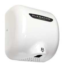 XLERATOR  Hand Dryer, White Thermoset Cover & Noise Reduction Nozzle