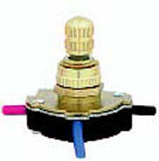 3-Way, 4 Position Rotary Switch, 3/8